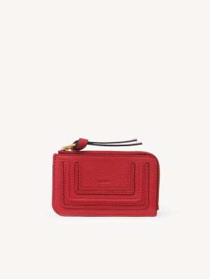 Coin Purses Chloe Marcie Small Vermelhas | CHE-SR14316