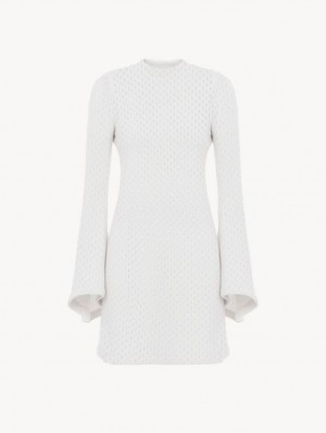 Knitwear Chloe Short Tunic Branco | CHE-SR13934