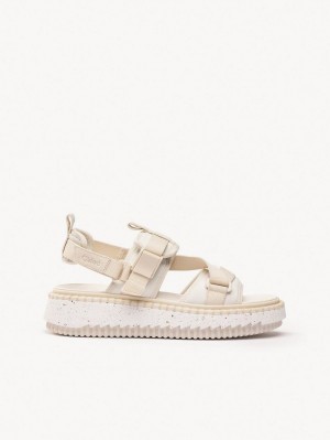 Sandálias Chloe Lilli Flat Branco | CHE-SR14175