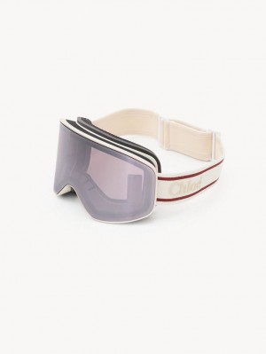 Óculos de Sol Chloe Cassidy Ski Goggle Branco | CHE-SR14533