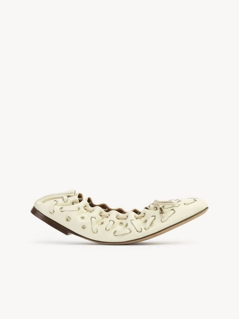 Ballet Flat Chloe Oracia Branco | CHE-SR14266