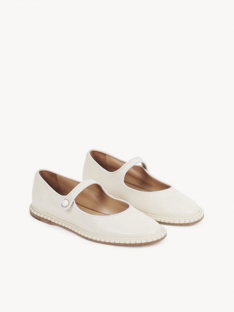 Ballet Flat Chloe Rubie Branco | CHE-SR14259