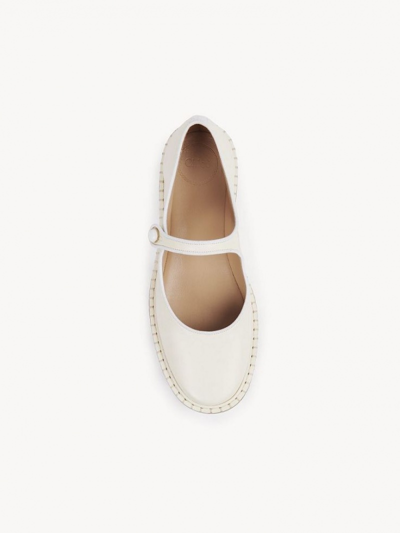 Ballet Flat Chloe Rubie Branco | CHE-SR14259