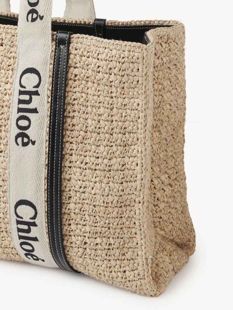 Baskets Chloe Medium Woody Tote Marrom | CHE-SR13656