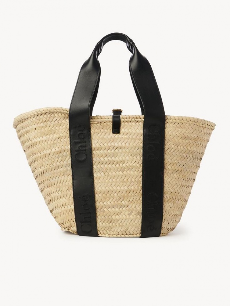 Baskets Chloe Sense Medium Pretas | CHE-SR13642