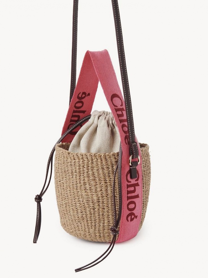 Baskets Chloe Small Woody Rosa Vermelhas | CHE-SR13652