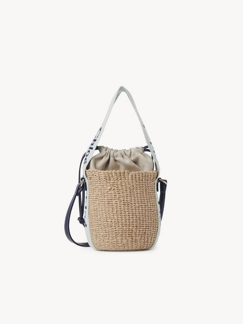 Baskets Chloe Small Woody Verdes Azuis | CHE-SR13643