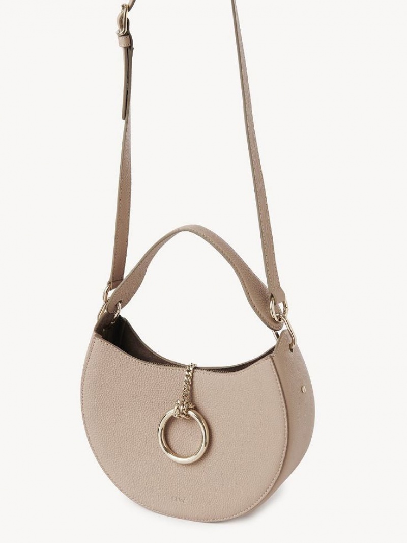 Bolsas Crossbody Chloe Arlène Small Hobo Bege | CHE-SR13575