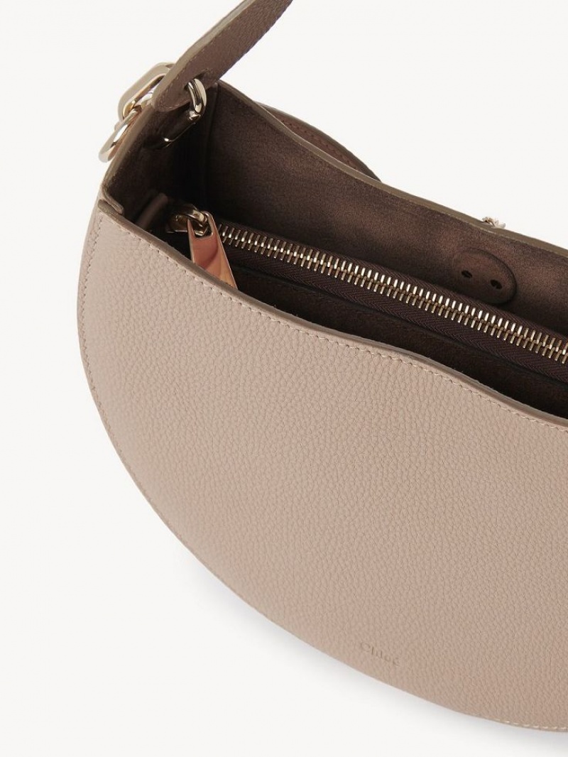 Bolsas Crossbody Chloe Arlène Small Hobo Bege | CHE-SR13575