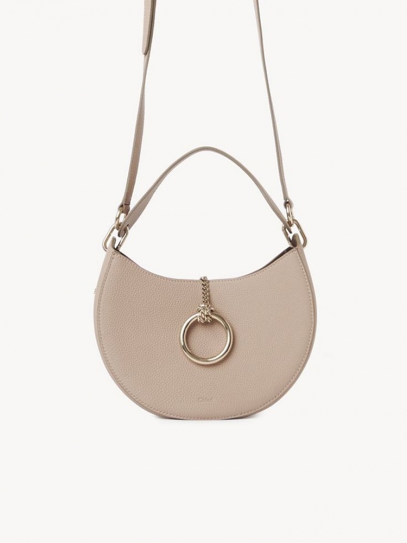 Bolsas Crossbody Chloe Arlène Small Hobo Bege | CHE-SR13575