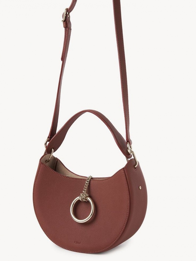 Bolsas Crossbody Chloe Arlène Small Hobo Marrom | CHE-SR13604