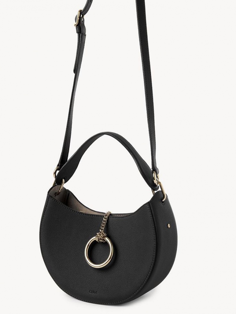 Bolsas Crossbody Chloe Arlène Small Hobo Pretas | CHE-SR13605