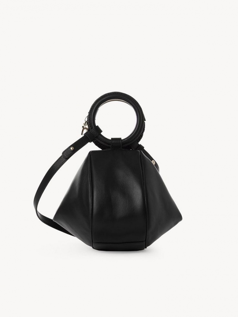 Bolsas Crossbody Chloe Hana Wristlet Pretas | CHE-SR14721