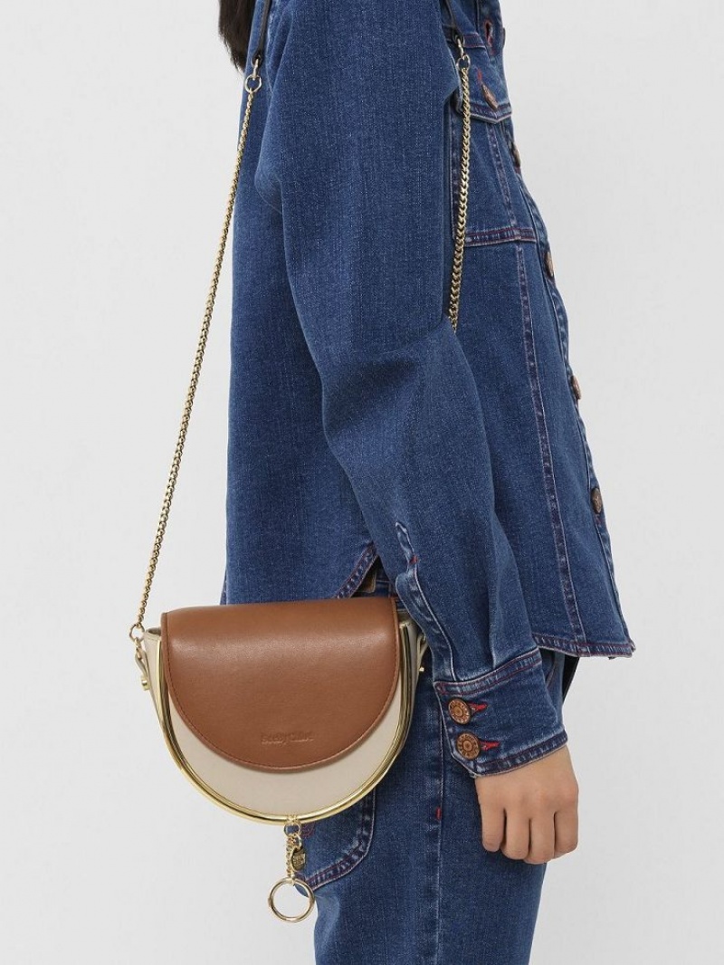 Bolsas Crossbody Chloe Mara Evening Bege | CHE-SR14717