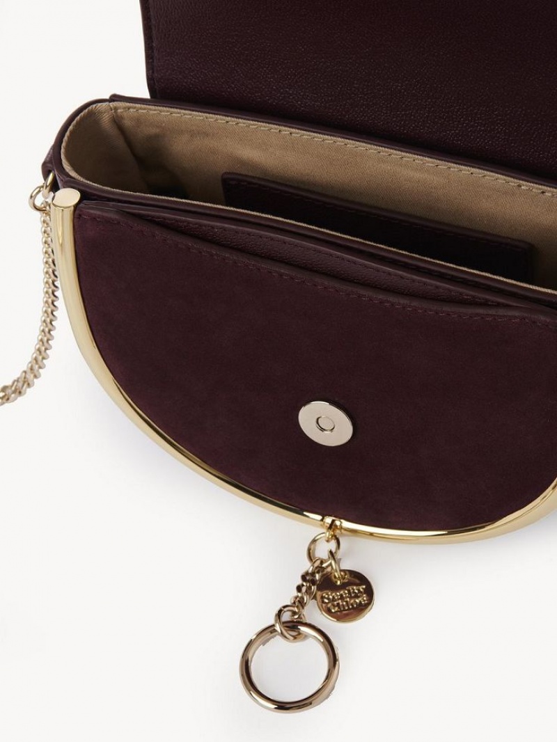 Bolsas Crossbody Chloe Mara Evening Bordeaux | CHE-SR14722