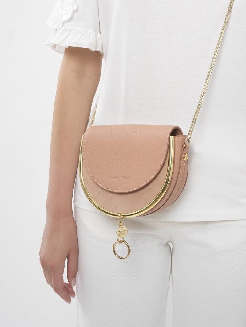 Bolsas Crossbody Chloe Mara Evening Cafes Rosa | CHE-SR14714