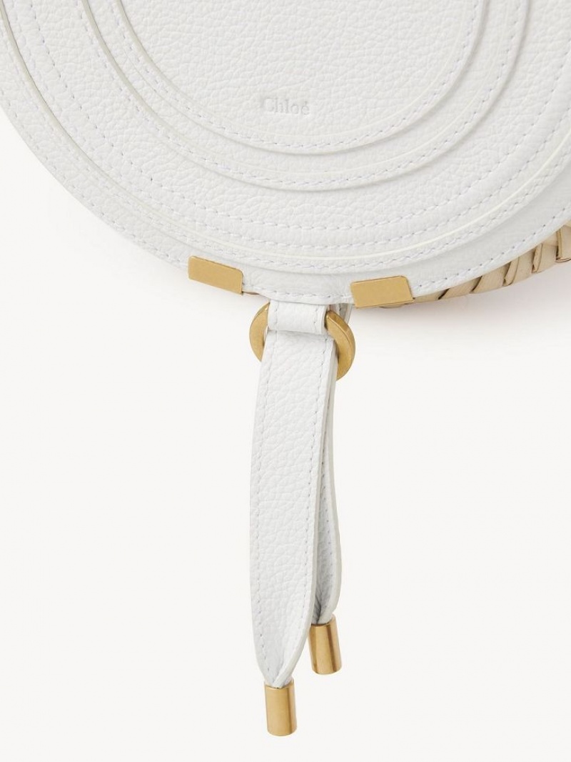 Bolsas Crossbody Chloe Marcie Basket Branco | CHE-SR13572