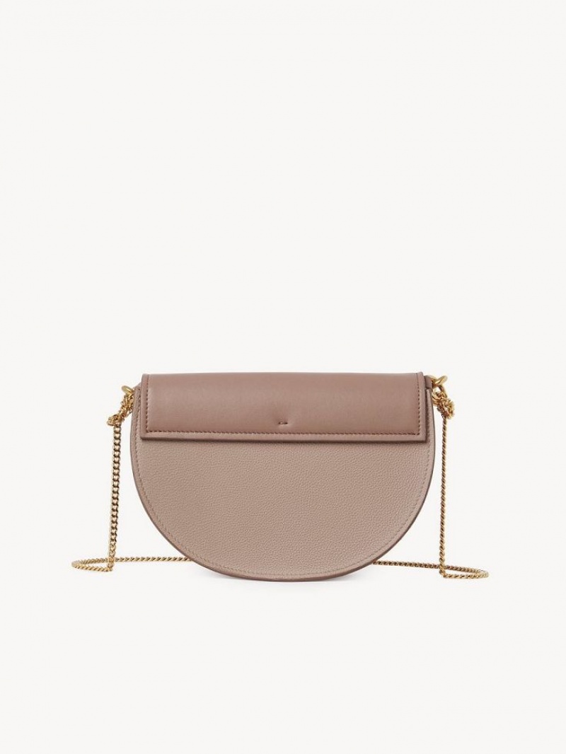 Bolsas Crossbody Chloe Marcie Chain Flap Marrom | CHE-SR13618