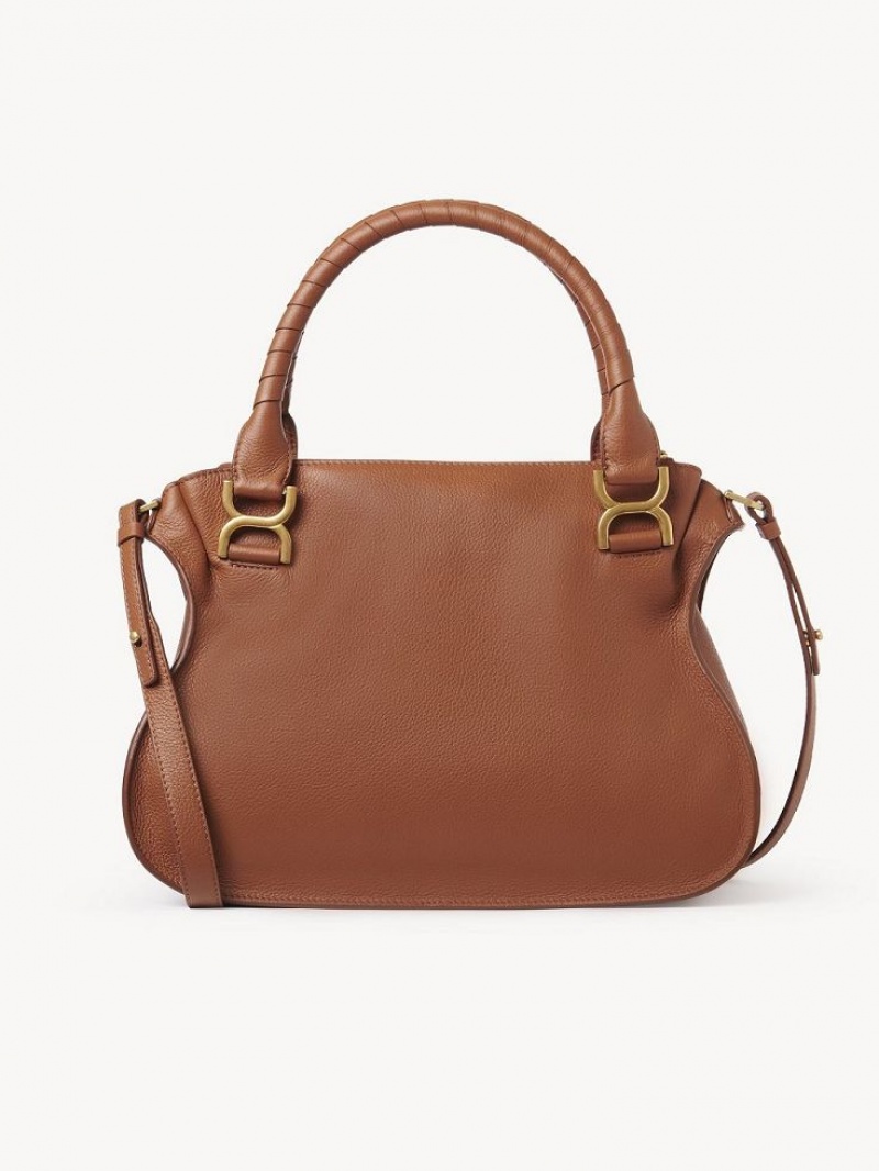 Bolsas Crossbody Chloe Marcie Double Carry Marrom | CHE-SR13472