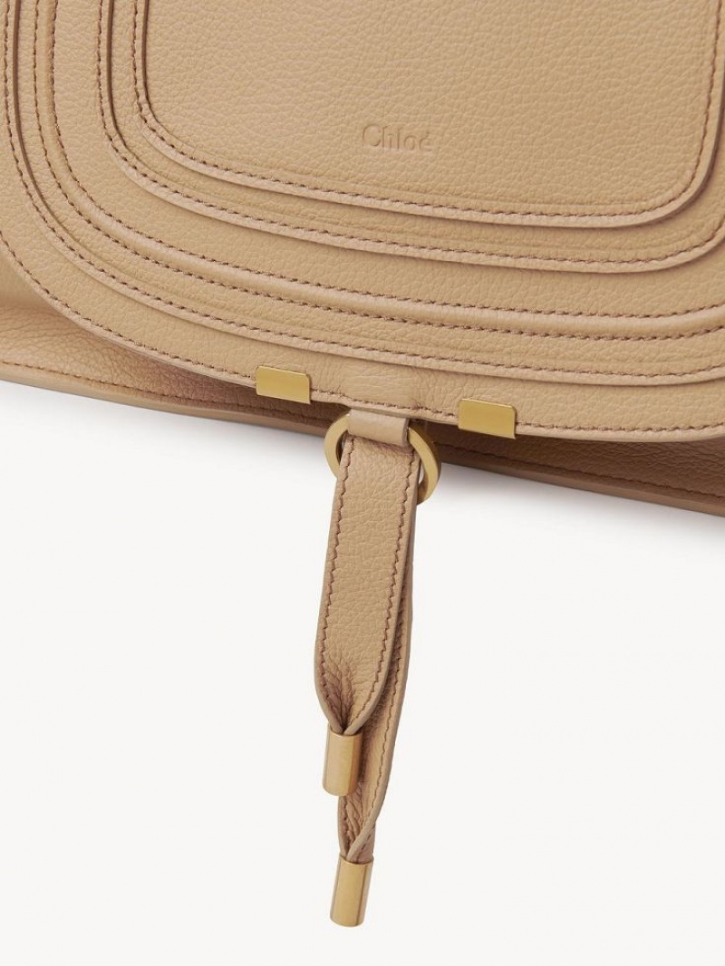 Bolsas Crossbody Chloe Marcie Double Carry Marrom | CHE-SR13583