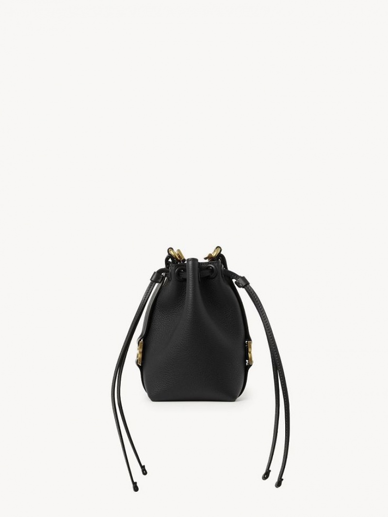 Bolsas Crossbody Chloe Marcie Micro Bucket Pretas | CHE-SR13576