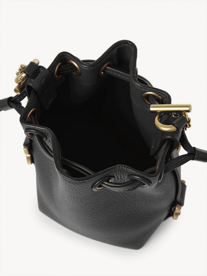 Bolsas Crossbody Chloe Marcie Micro Bucket Pretas | CHE-SR13576