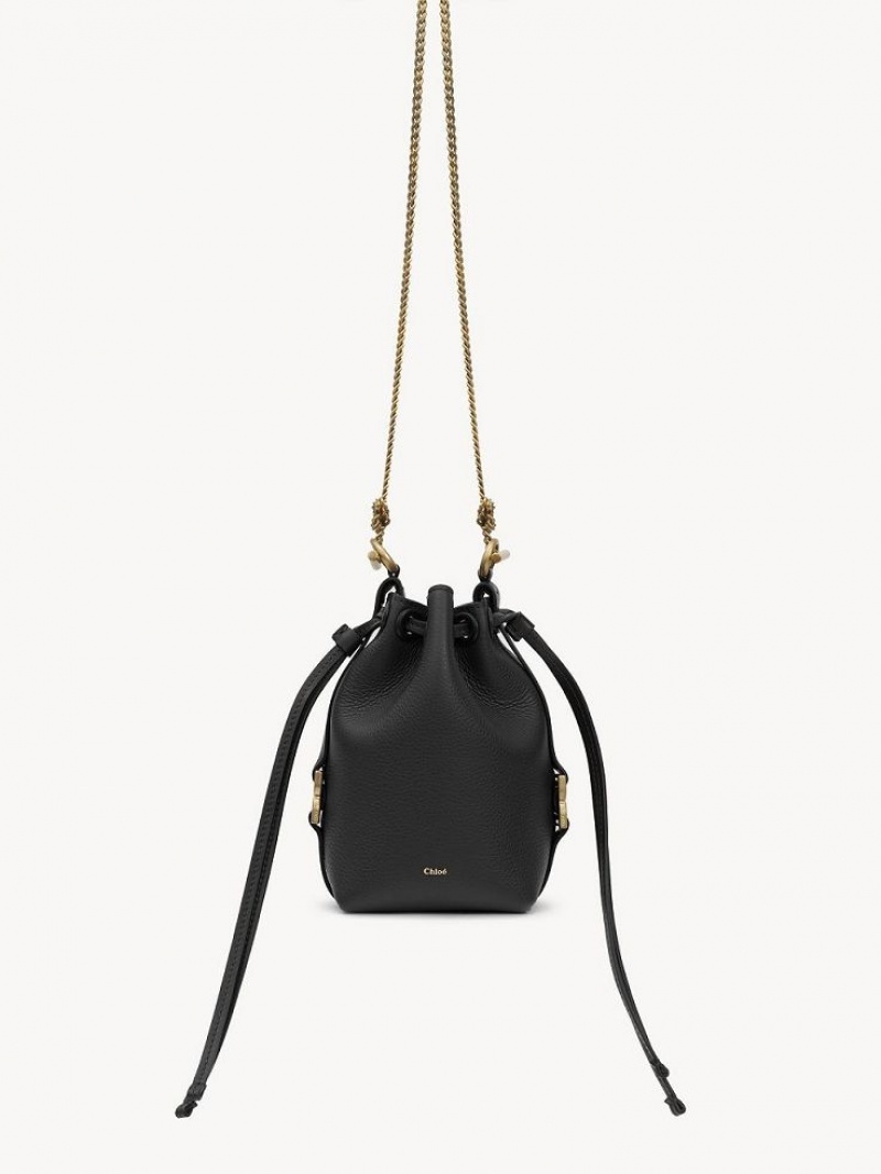 Bolsas Crossbody Chloe Marcie Micro Bucket Pretas | CHE-SR13576