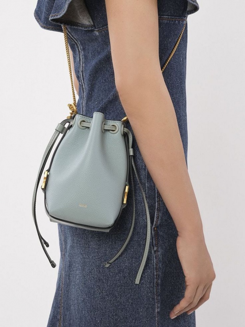 Bolsas Crossbody Chloe Marcie Micro Bucket Verdes | CHE-SR13589