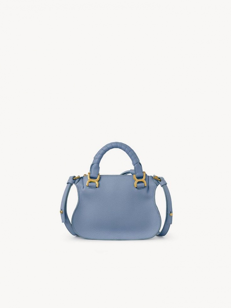 Bolsas Crossbody Chloe Marcie Mini Double Carry Azuis Escuro | CHE-SR13563