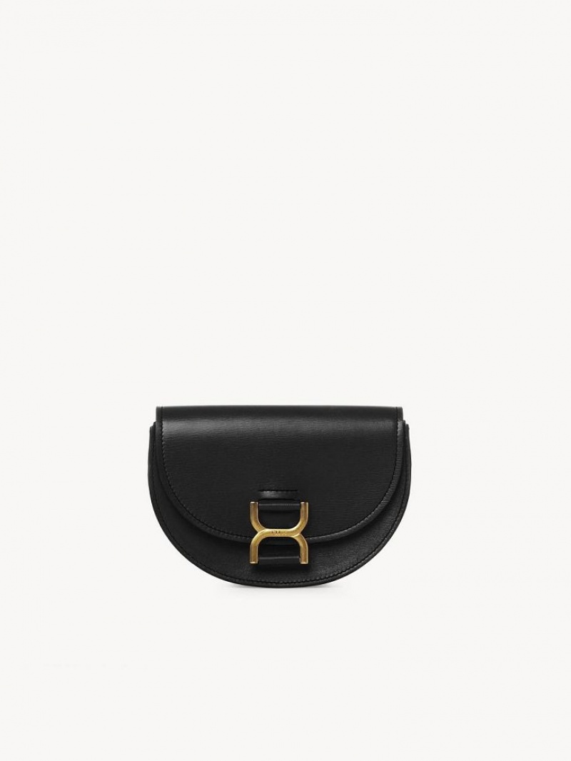 Bolsas Crossbody Chloe Marcie Mini Flap Pretas | CHE-SR13588