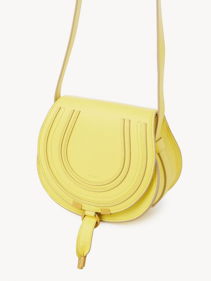 Bolsas Crossbody Chloe Marcie Small Amarelas | CHE-SR13533