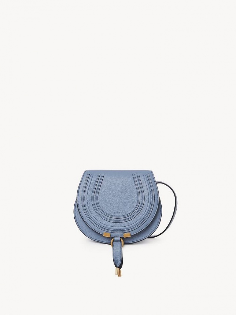 Bolsas Crossbody Chloe Marcie Small Azuis Escuro | CHE-SR13496