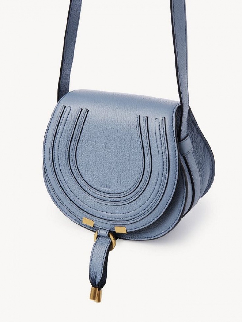 Bolsas Crossbody Chloe Marcie Small Azuis Escuro | CHE-SR13496