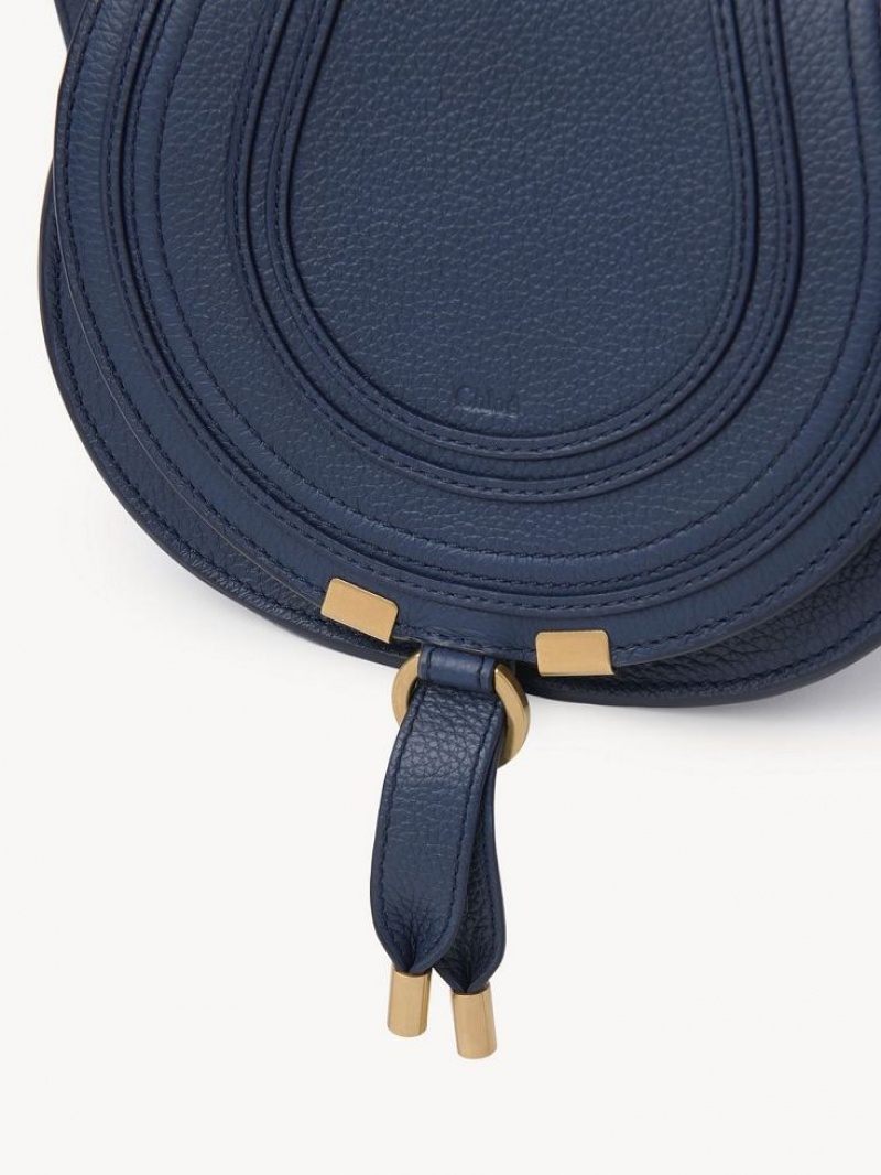 Bolsas Crossbody Chloe Marcie Small Azul Marinho | CHE-SR13571