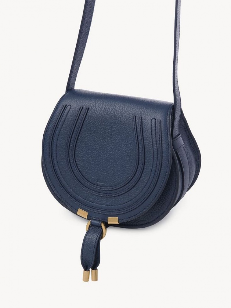 Bolsas Crossbody Chloe Marcie Small Azul Marinho | CHE-SR13571