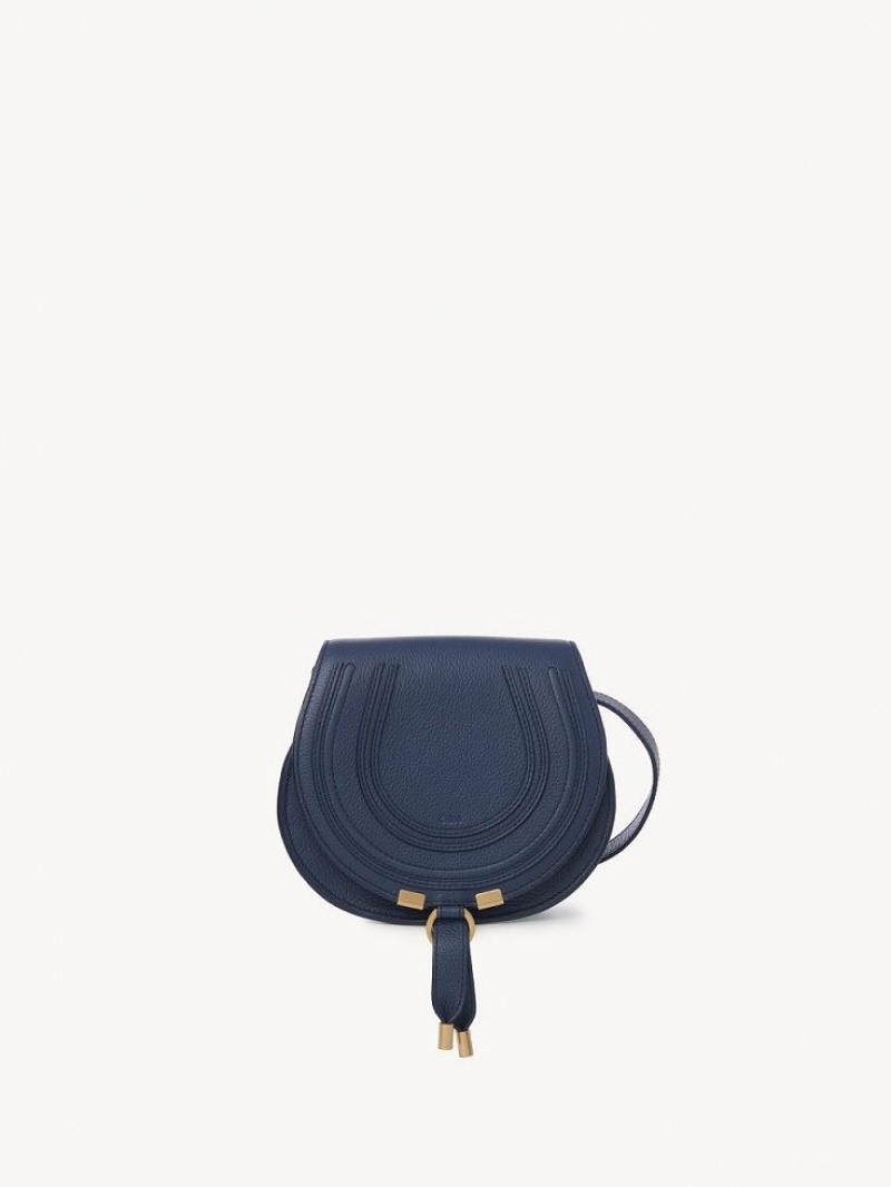 Bolsas Crossbody Chloe Marcie Small Azul Marinho | CHE-SR13571