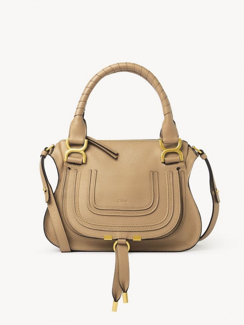 Bolsas Crossbody Chloe Marcie Small Double Carry Marrom | CHE-SR13468