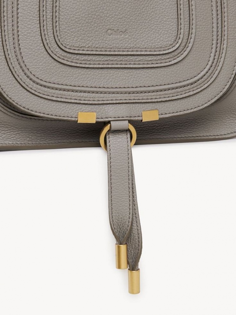 Bolsas Crossbody Chloe Marcie Small Double Carry Cinzentas | CHE-SR13547