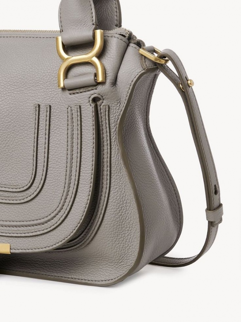 Bolsas Crossbody Chloe Marcie Small Double Carry Cinzentas | CHE-SR13547