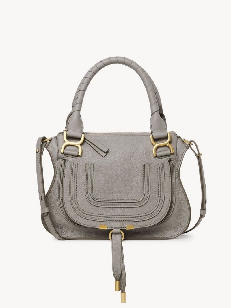 Bolsas Crossbody Chloe Marcie Small Double Carry Cinzentas | CHE-SR13547