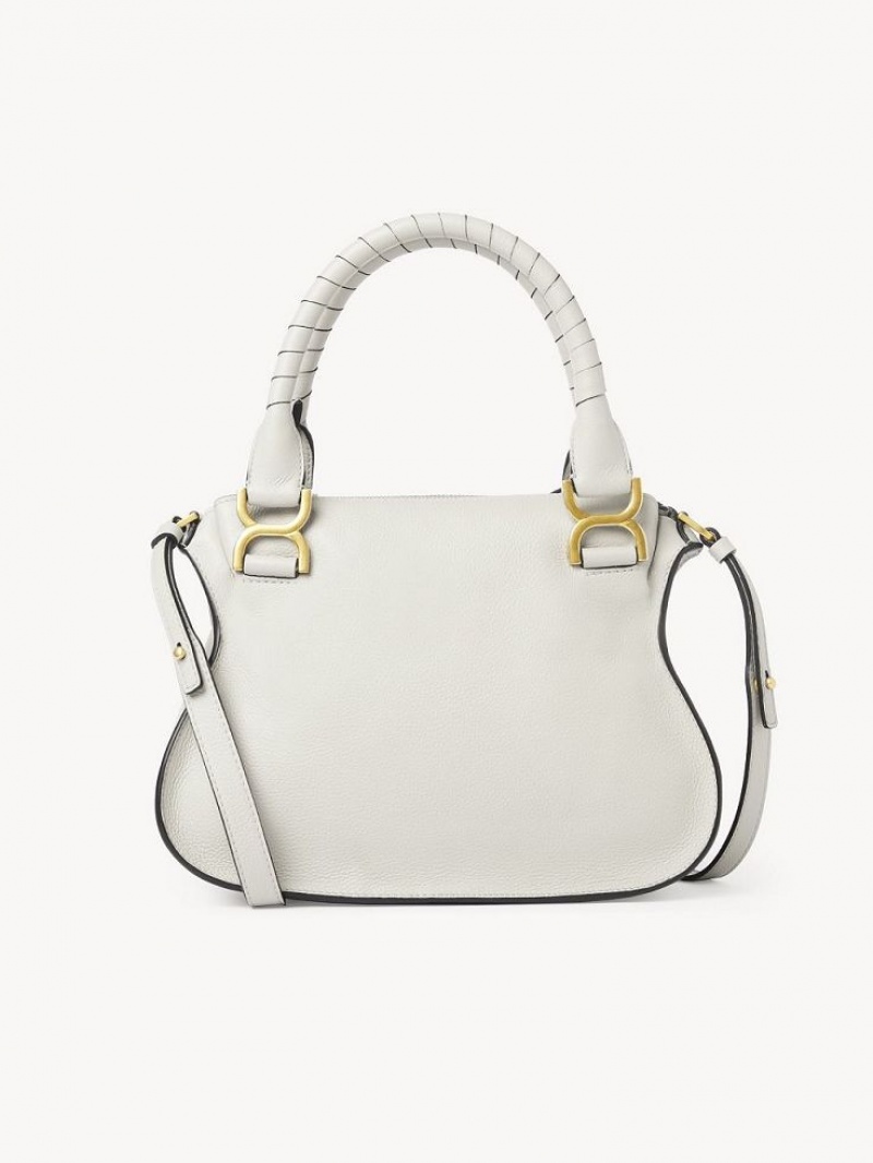 Bolsas Crossbody Chloe Marcie Small Double Carry Branco | CHE-SR13550