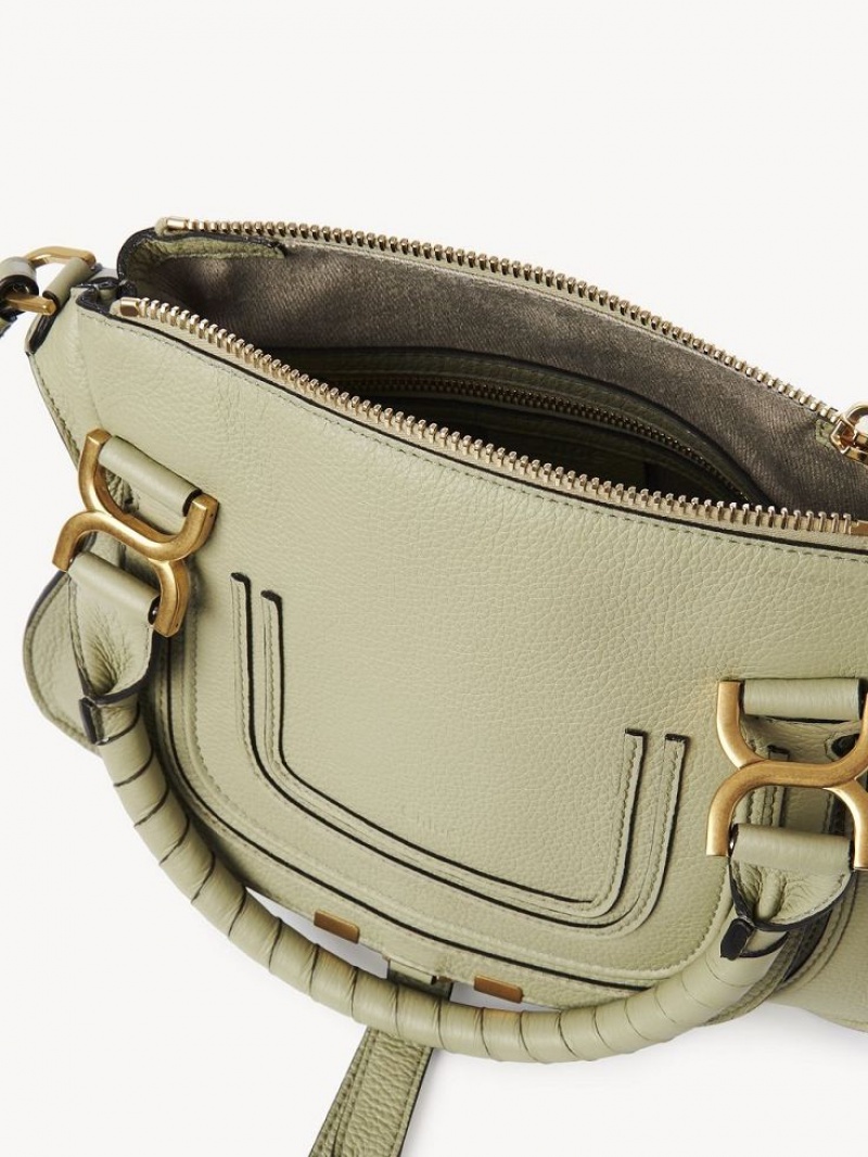 Bolsas Crossbody Chloe Marcie Small Double Carry Verdes | CHE-SR13554