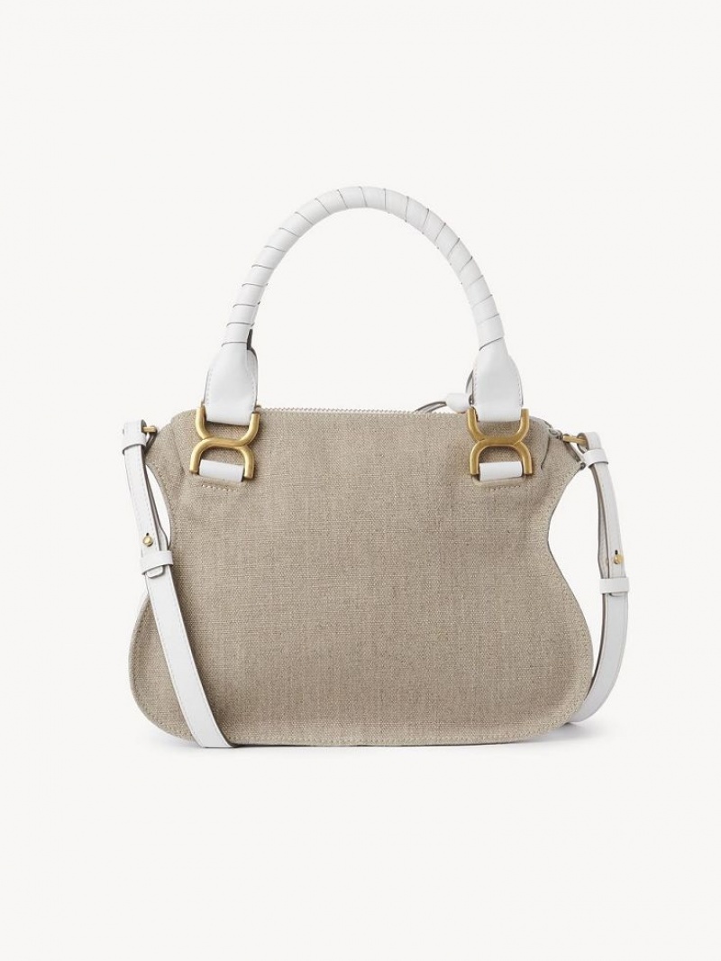 Bolsas Crossbody Chloe Marcie Small Double Carry Branco | CHE-SR13595