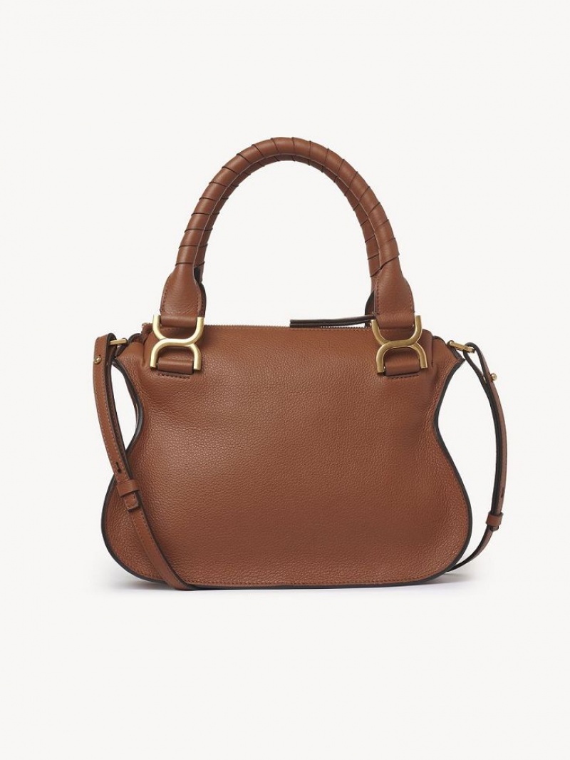 Bolsas Crossbody Chloe Marcie Small Double Carry Marrom | CHE-SR13620