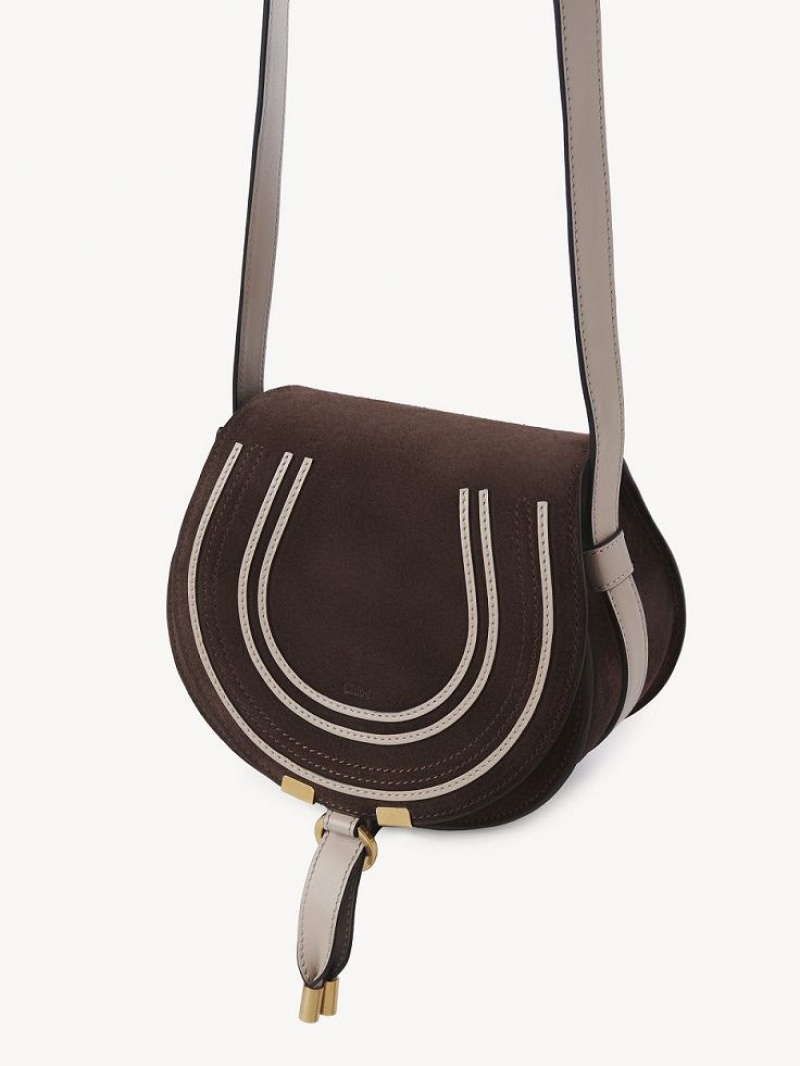 Bolsas Crossbody Chloe Marcie Small Marrom | CHE-SR13510