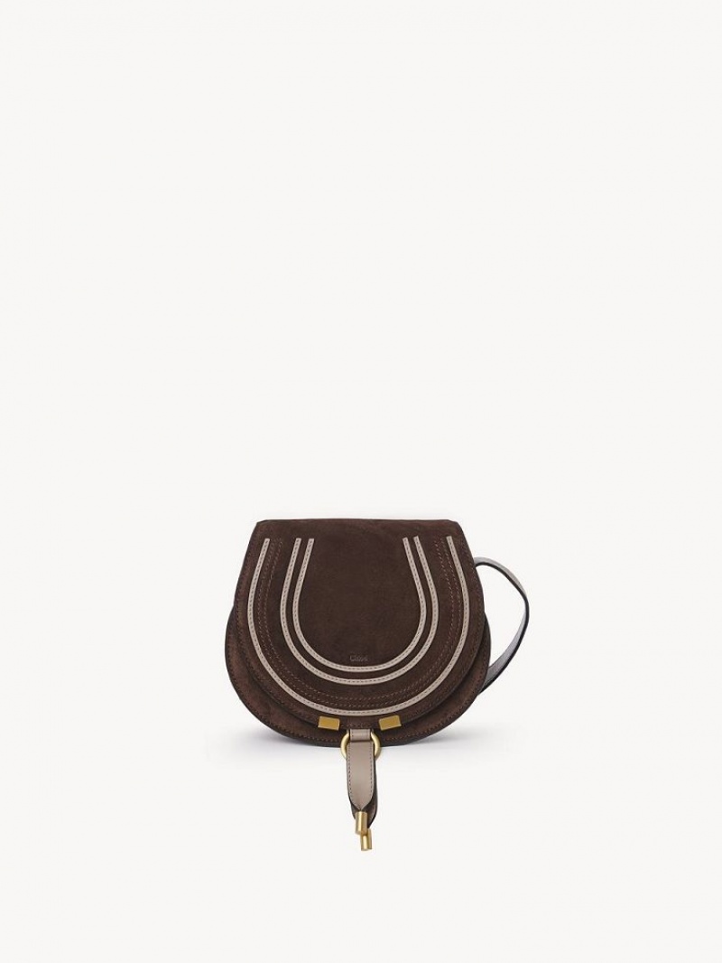 Bolsas Crossbody Chloe Marcie Small Marrom | CHE-SR13510