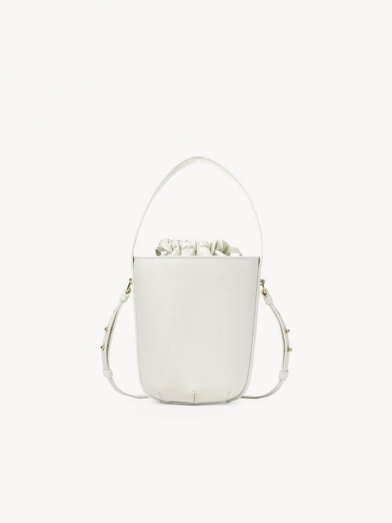 Bolsas Crossbody Chloe Sense Bucket Branco | CHE-SR13529