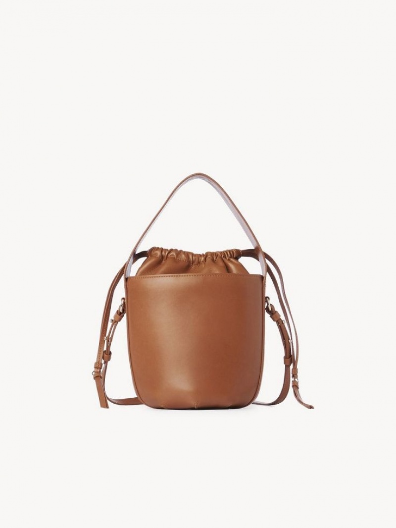 Bolsas Crossbody Chloe Sense Bucket Marrom | CHE-SR13531