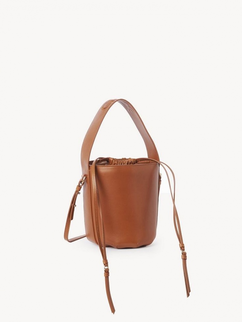 Bolsas Crossbody Chloe Sense Bucket Marrom | CHE-SR13531