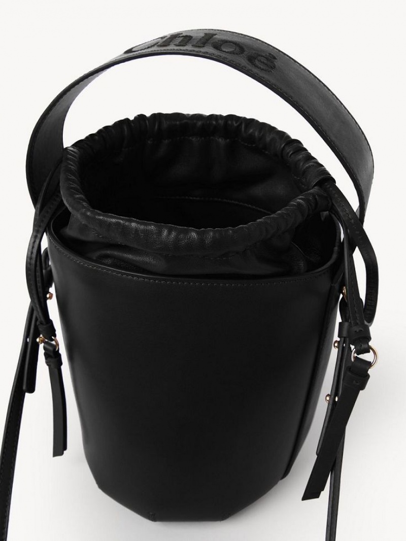 Bolsas Crossbody Chloe Sense Bucket Pretas | CHE-SR13532